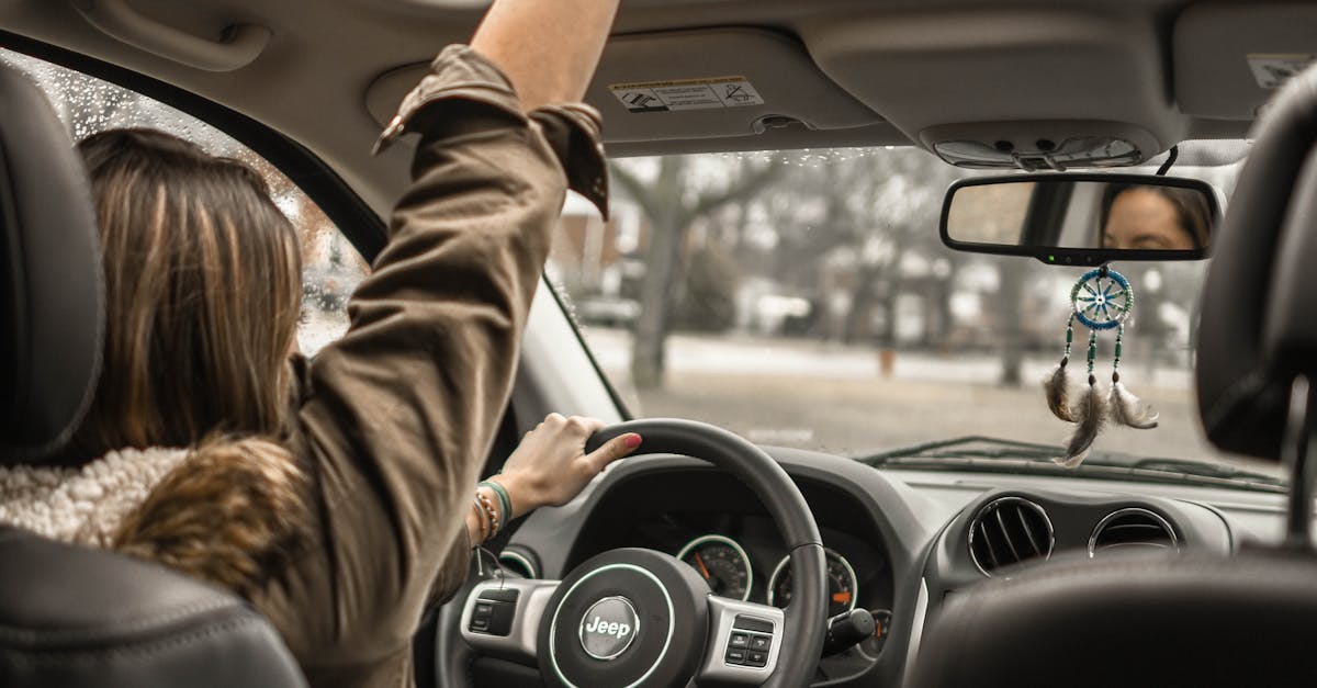 Driving freshly detailed vehicle interior